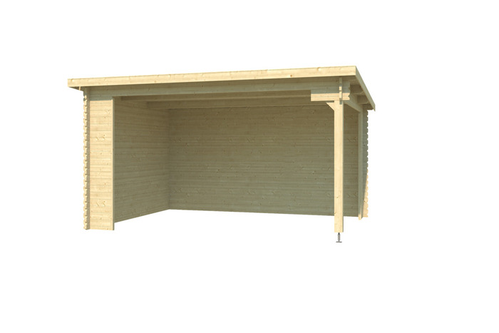 Lasita Maja åbent redskabsrum/pergola Columbus 300 x 425 cm